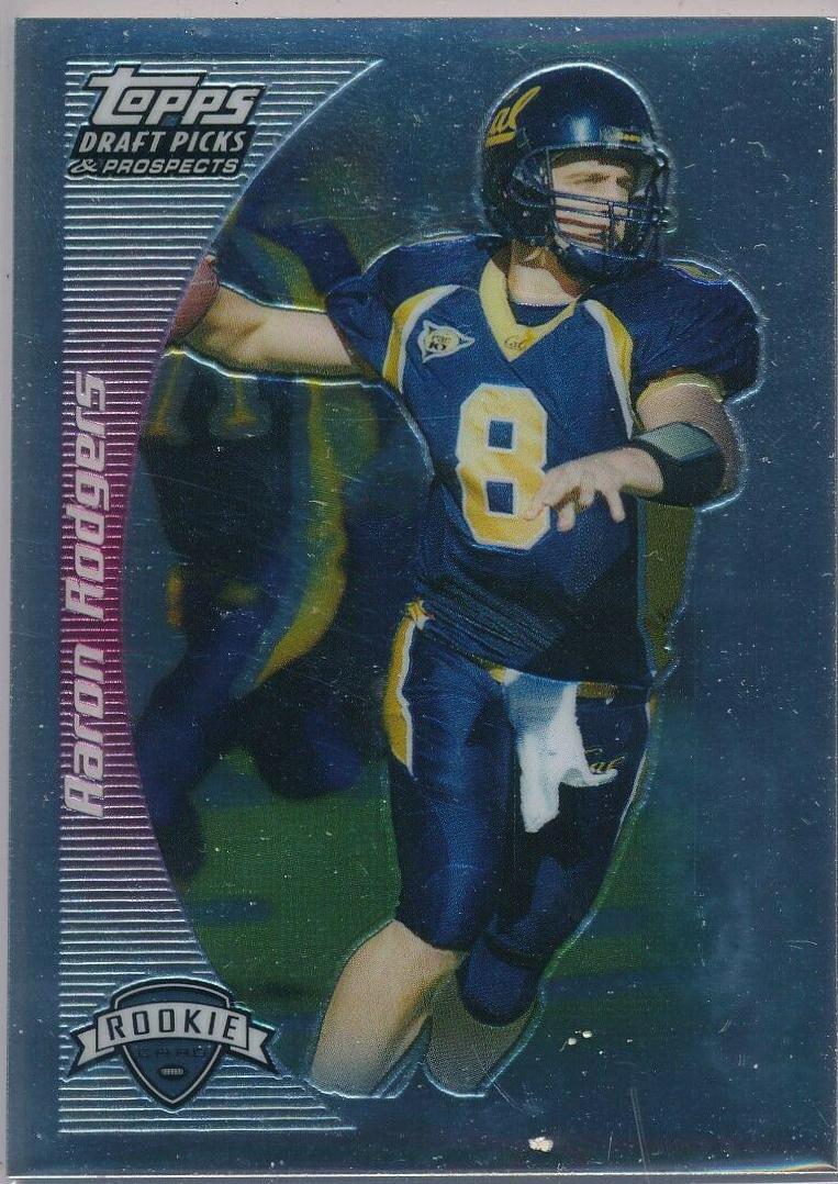 2005 Topps Draft Picks & Prospects Aaron Rodgers [Chrome] #152 card