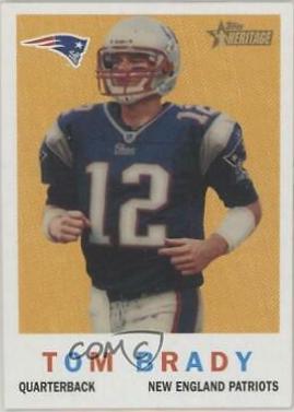 2005 Topps Heritage Tom Brady #69 card