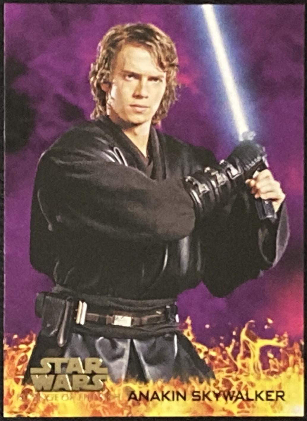 2005 Topps Revenge of the Sith Anakin Skywalker #1 card
