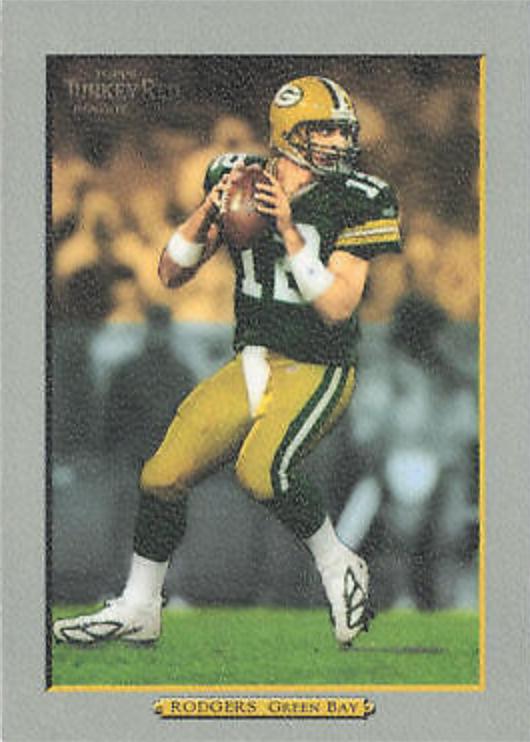 2005 Topps Turkey Red Aaron Rodgers #221 card