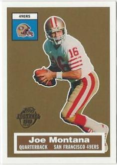 2005 Topps Turn Back the Clock Joe Montana #2 card