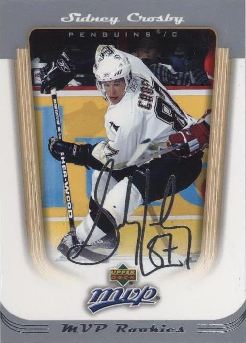 2005 Upper Deck MVP Sidney Crosby #393 card