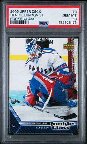 2005 Upper Deck Rookie Class Henrik Lundqvist #3 card