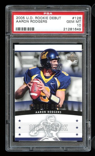 2005 Upper Deck Rookie Debut Aaron Rodgers #126 card
