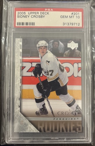 2005 Upper Deck Young Guns Sidney Crosby #201 card