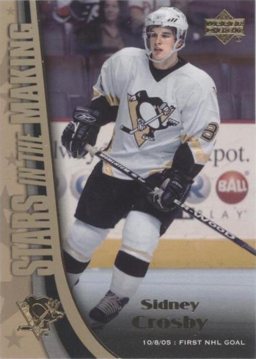 2005 Upper Deck Stars in the Making Sidney Crosby #SM1 card