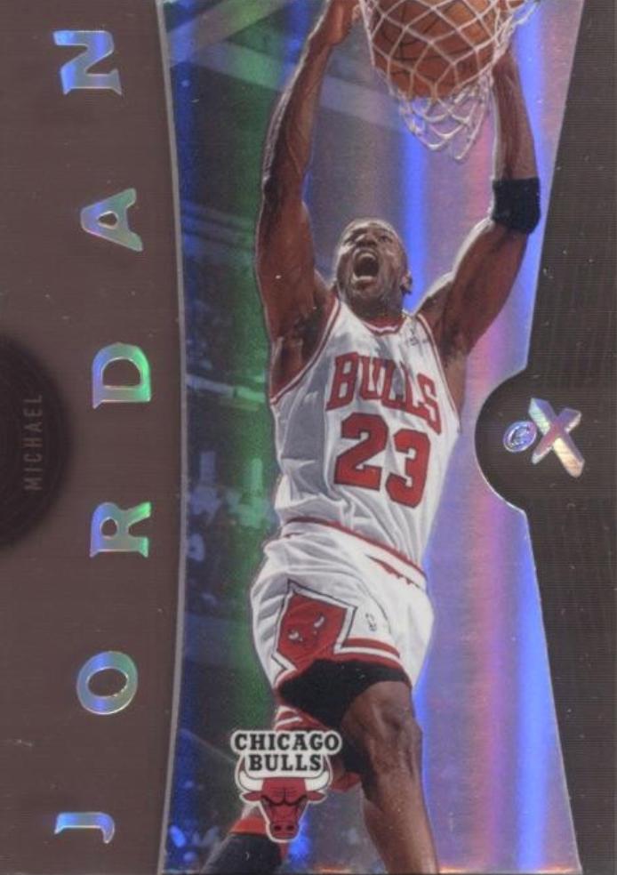 2006 Fleer E-X Michael Jordan #4 card