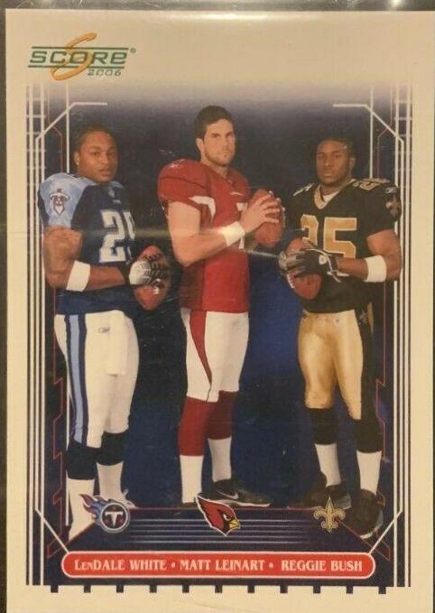 2006 Panini Score LenDale White, Matt Leinart, Reggie Bush #330 card