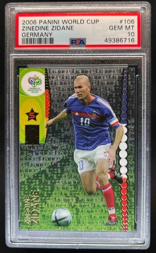 2006 Panini World Cup Germany Zinedine Zidane #106 card
