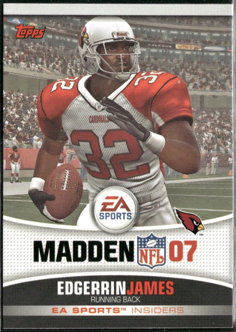 2006 Topps EA Sports Madden Edgerrin James #6 card