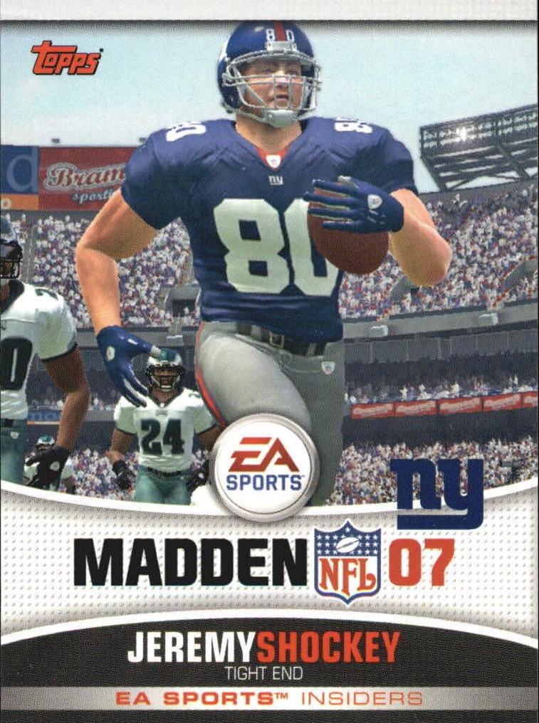 2006 Topps EA Sports Madden Jeremy Shockey #14 card