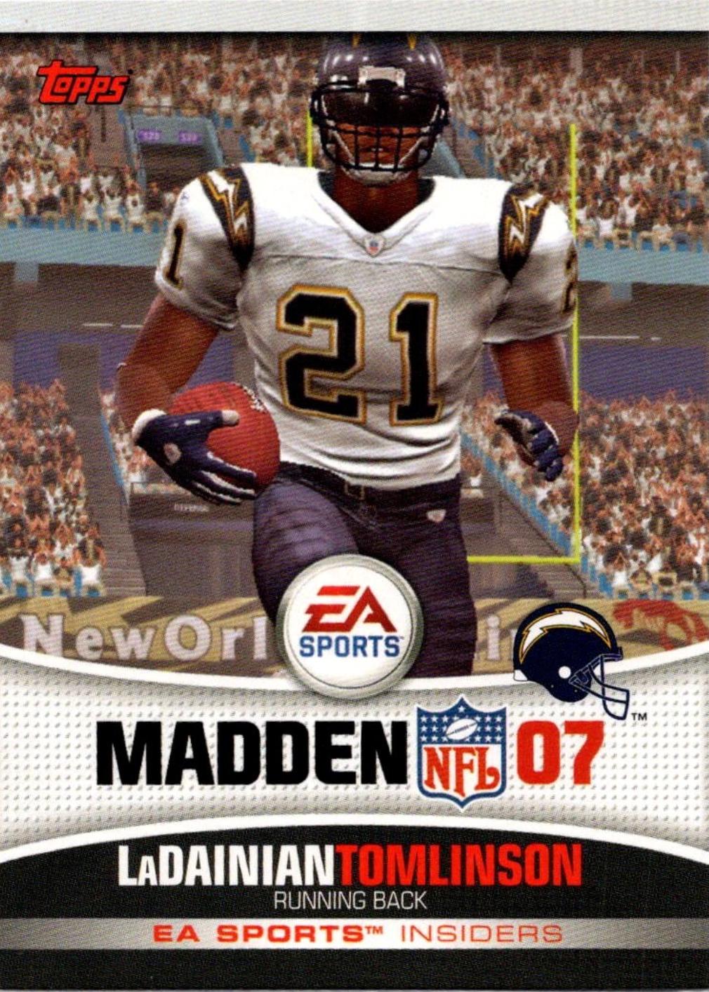 2006 Topps EA Sports Madden LaDainian Tomlinson #3 card