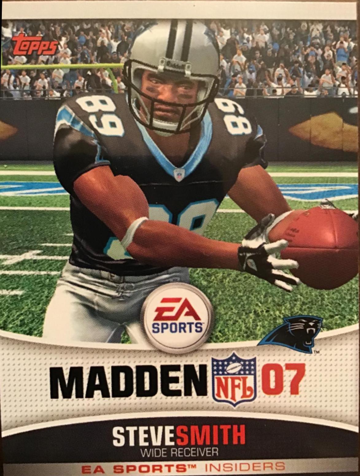 2006 Topps EA Sports Madden Steve Smith #15 card