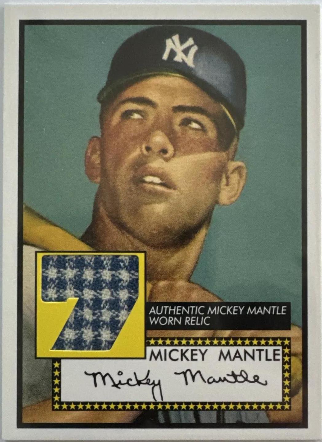 2006 Topps Mickey Mantle [Retro Relic] #7 card