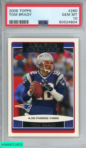 2006 Topps Tom Brady #280 card