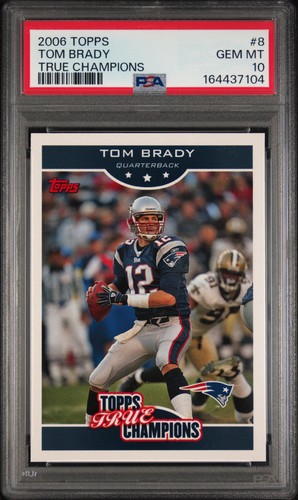 2006 Topps True Champions Tom Brady #8 card