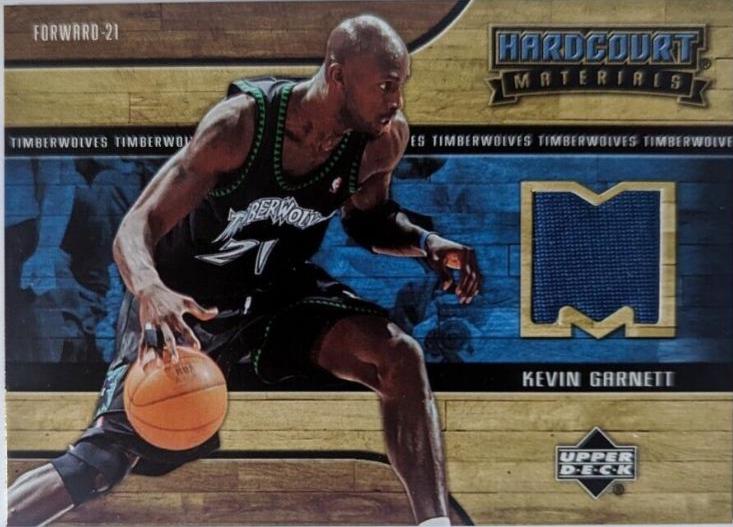 2006 Upper Deck Hardcourt Materials Kevin Garnett #HM-KG card
