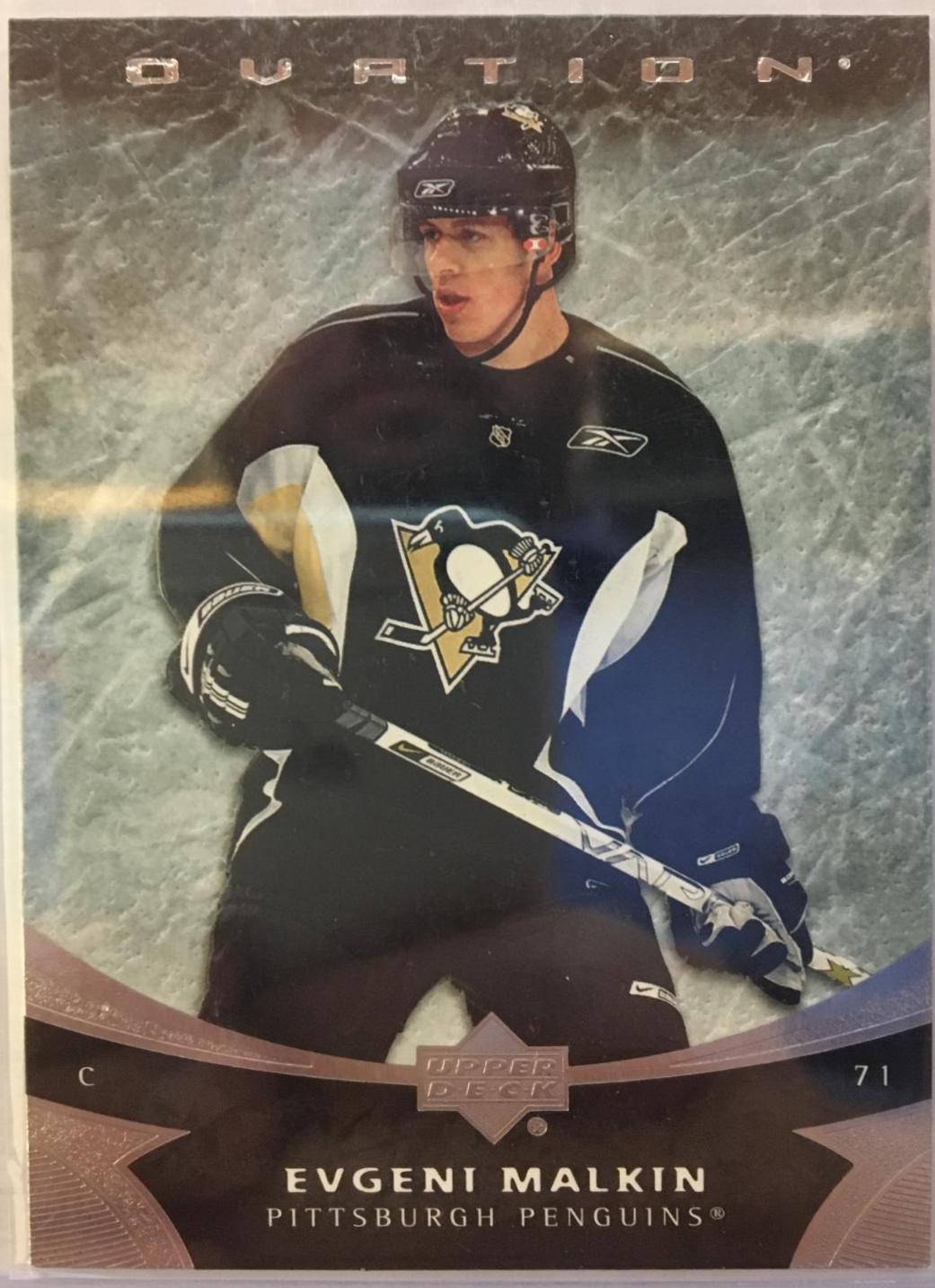 2006 Upper Deck Ovation Evgeni Malkin #192 card