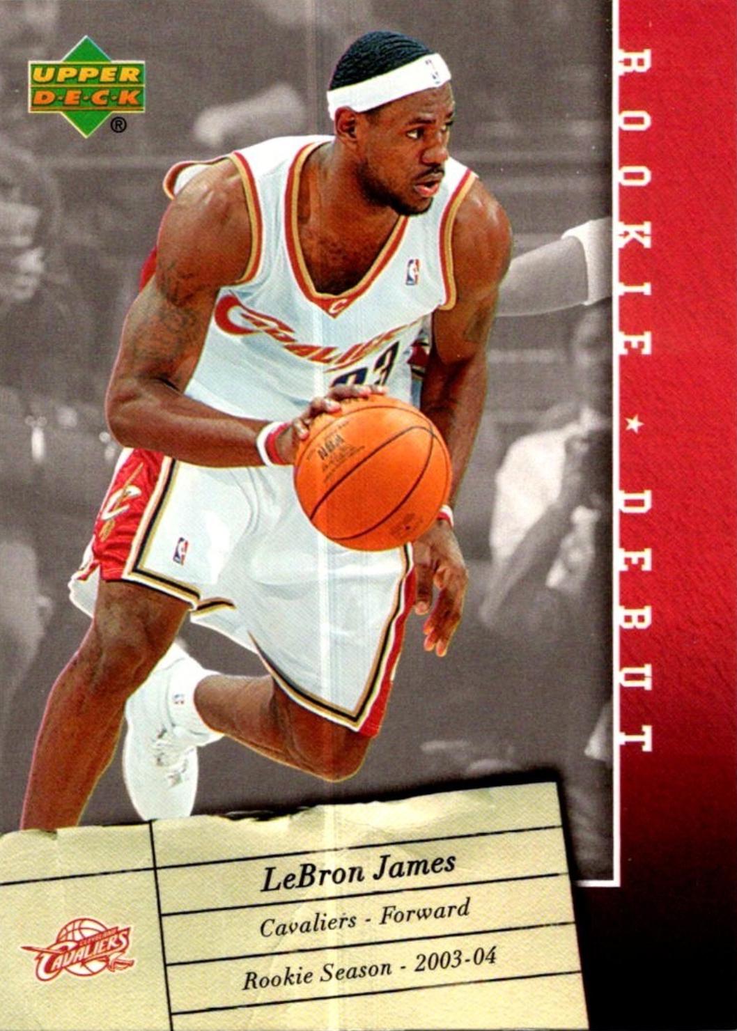 2006 Upper Deck Rookie Debut Lebron James #15 card