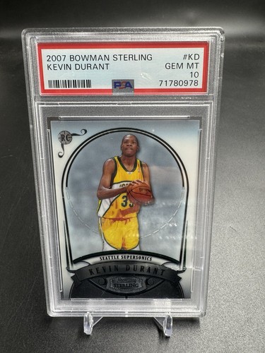 2007 Bowman Sterling Kevin Durant #KD card