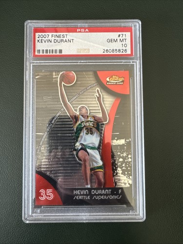2007 Finest Kevin Durant #71 card