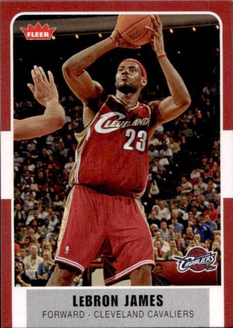 2007 Fleer LeBron James #12 card