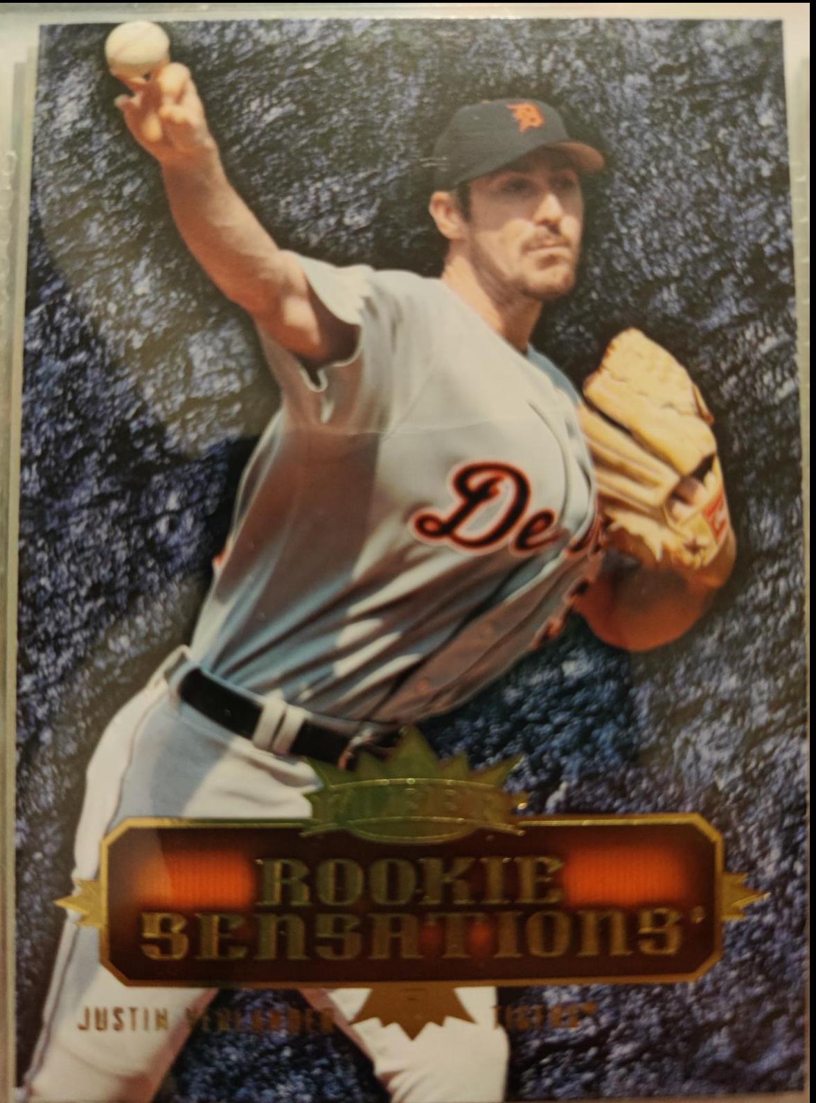 2007 Fleer Rookie Sensations Justin Verlander #RS-JV card