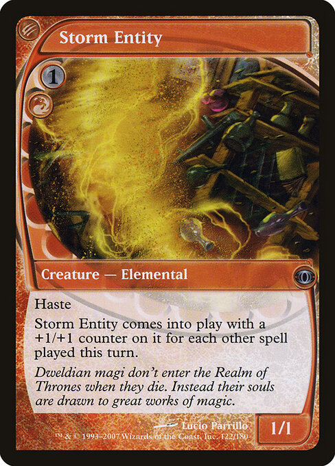 2007 Future Sight Storm Entity #122 card
