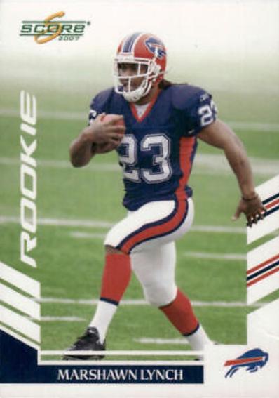 2007 Panini Score Marshawn Lynch #381 card