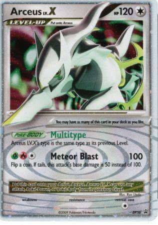 2007 Promo Arceus LV.X #DP56 card