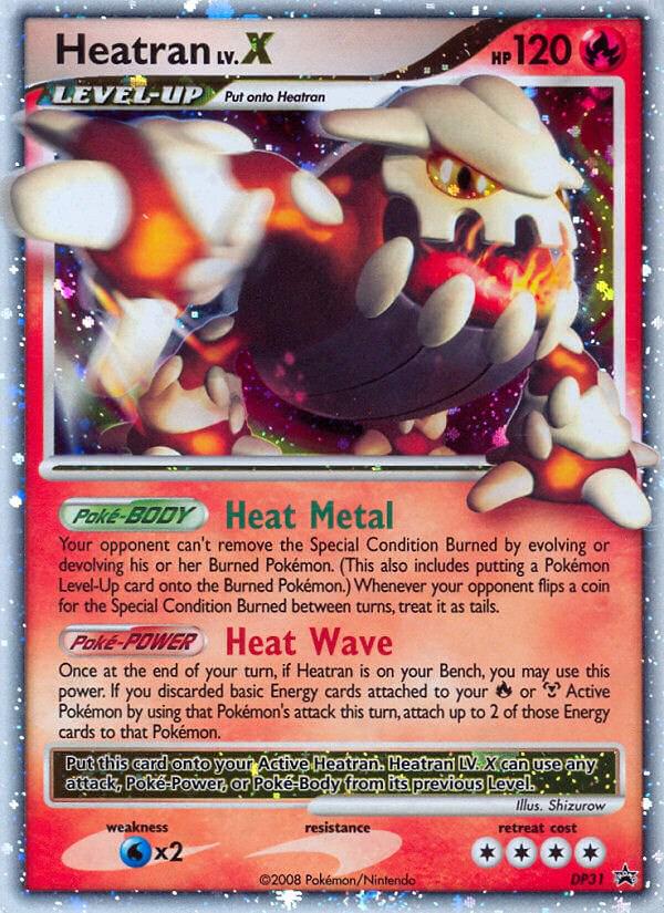 2007 Promo Heatran LV.X #DP31 card