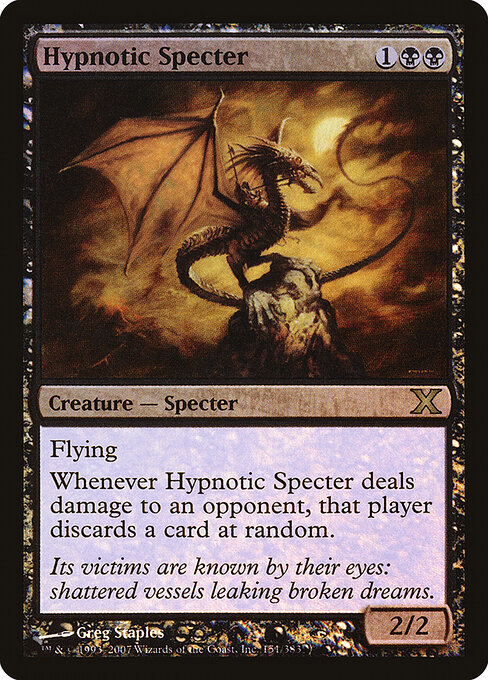 2007 Tenth Edition Hypnotic Specter #151★ card