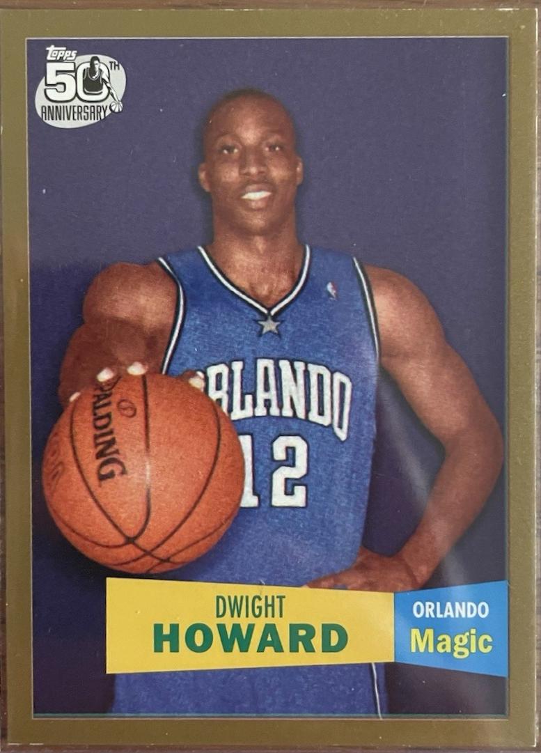 2007 Topps 1957-58 Variation Dwight Howard [Gold] #14 card