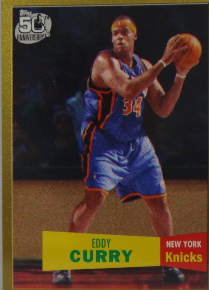 2007 Topps 1957-58 Variation Eddy Curry [Gold] #25 card