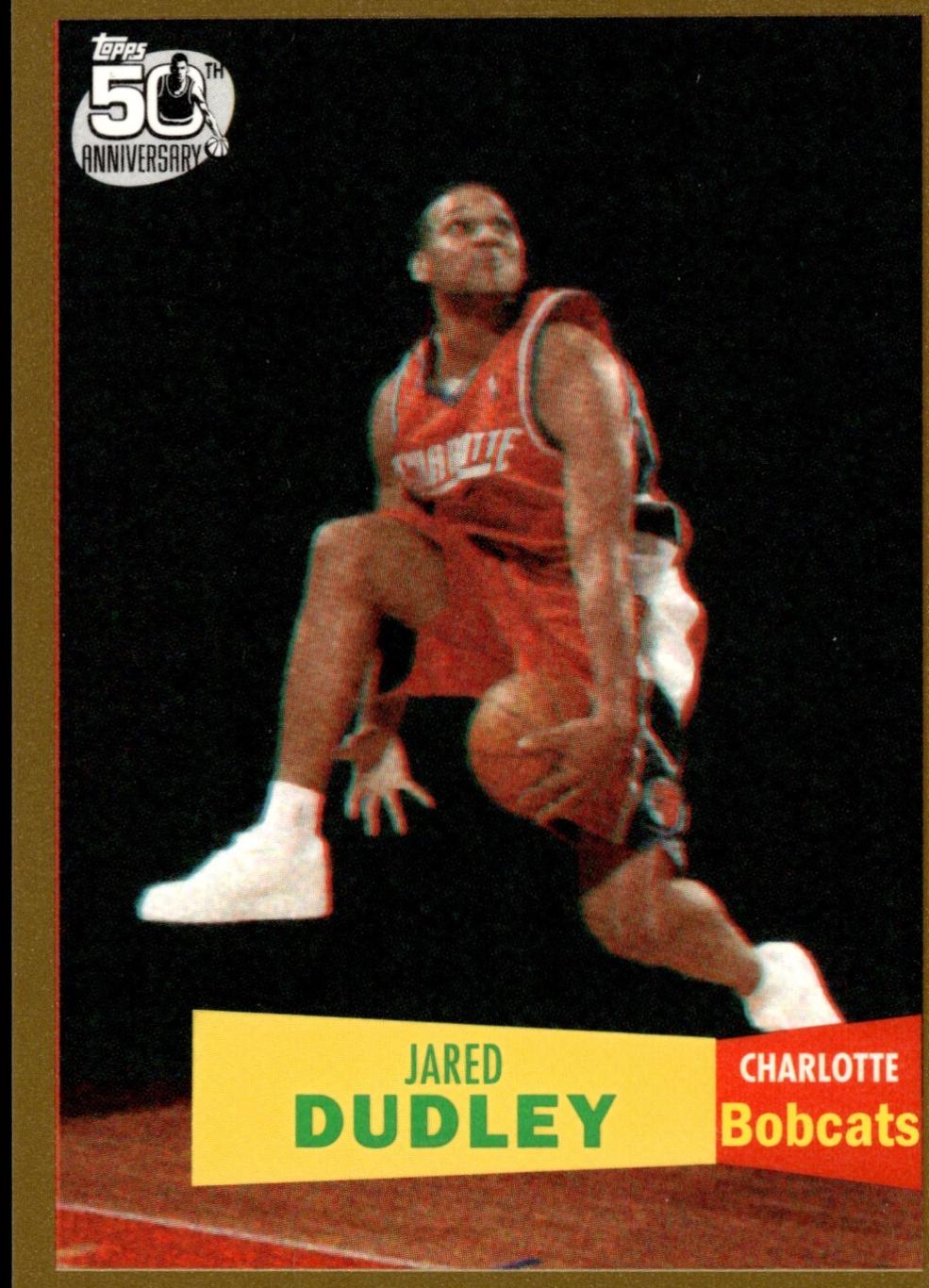 2007 Topps 1957-58 Variation Jared Dudley [Gold] #132 card
