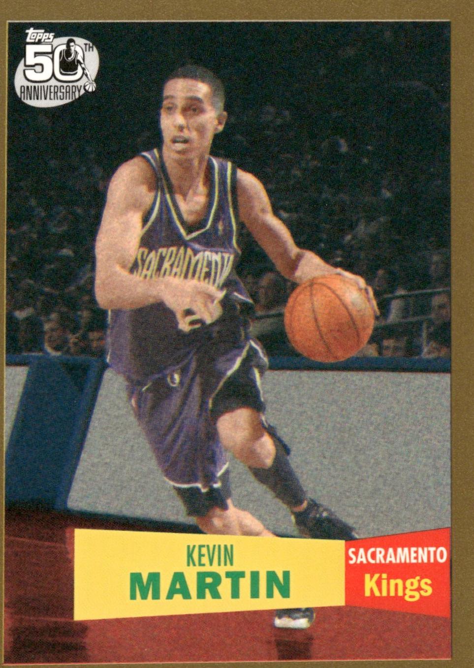2007 Topps 1957-58 Variation Kevin Martin [Gold] #104 card