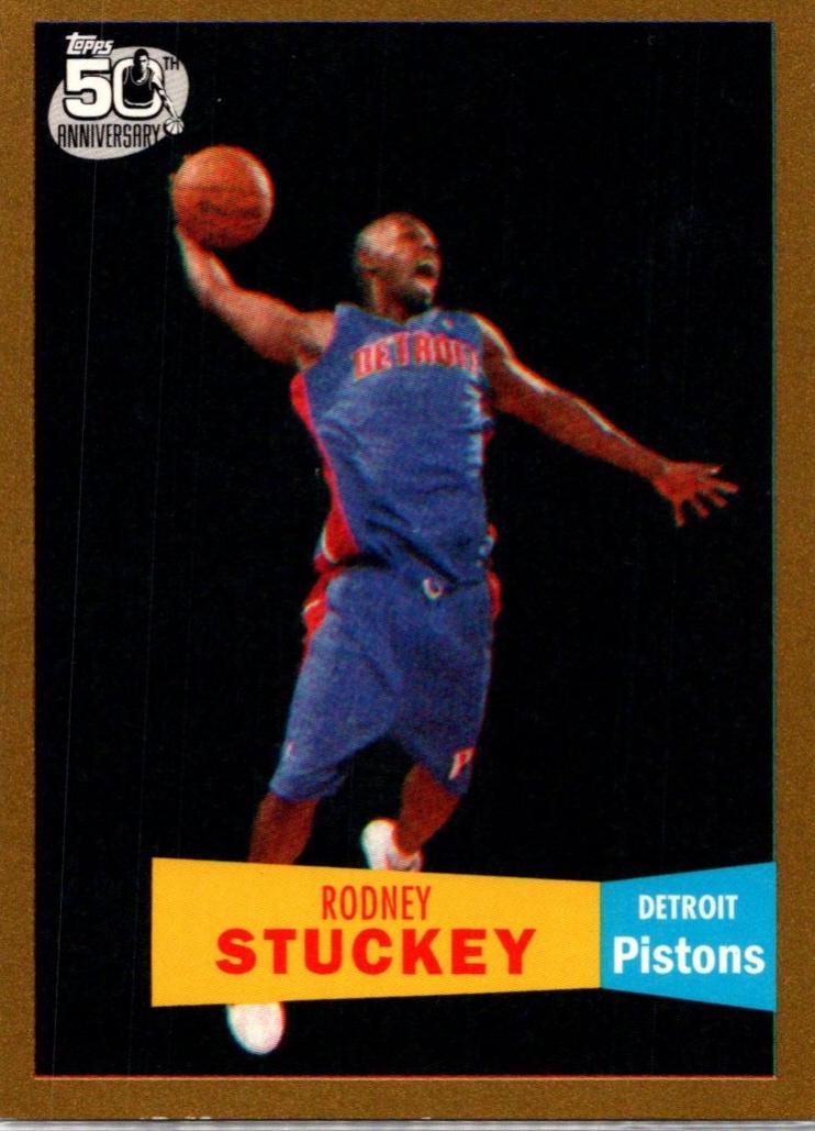 2007 Topps 1957-58 Variation Rodney Stuckey [Gold] #125 card
