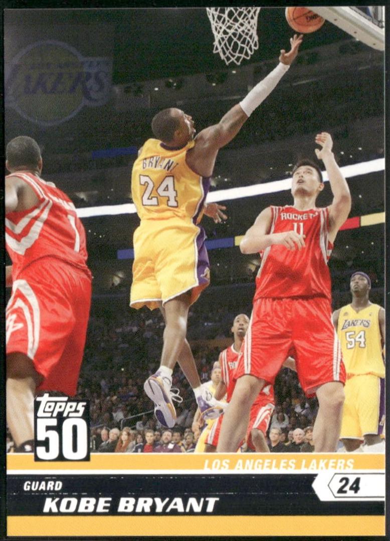 2007 Topps 50th Anniversary Kobe Bryant #22 card