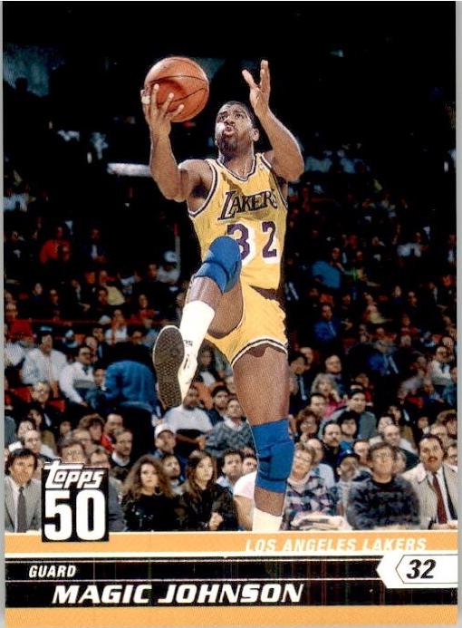 2007 Topps 50th Anniversary Magic Johnson #19 card