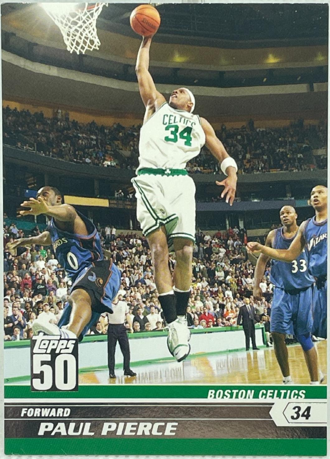 2007 Topps 50th Anniversary Paul Pierce #38 card