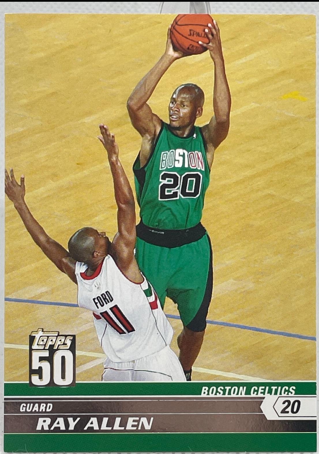 2007 Topps 50th Anniversary Ray Allen #36 card