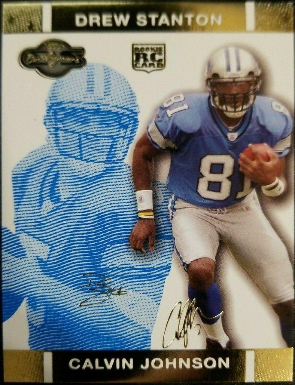 2007 Topps CO Signers Calvin Johnson #86 card