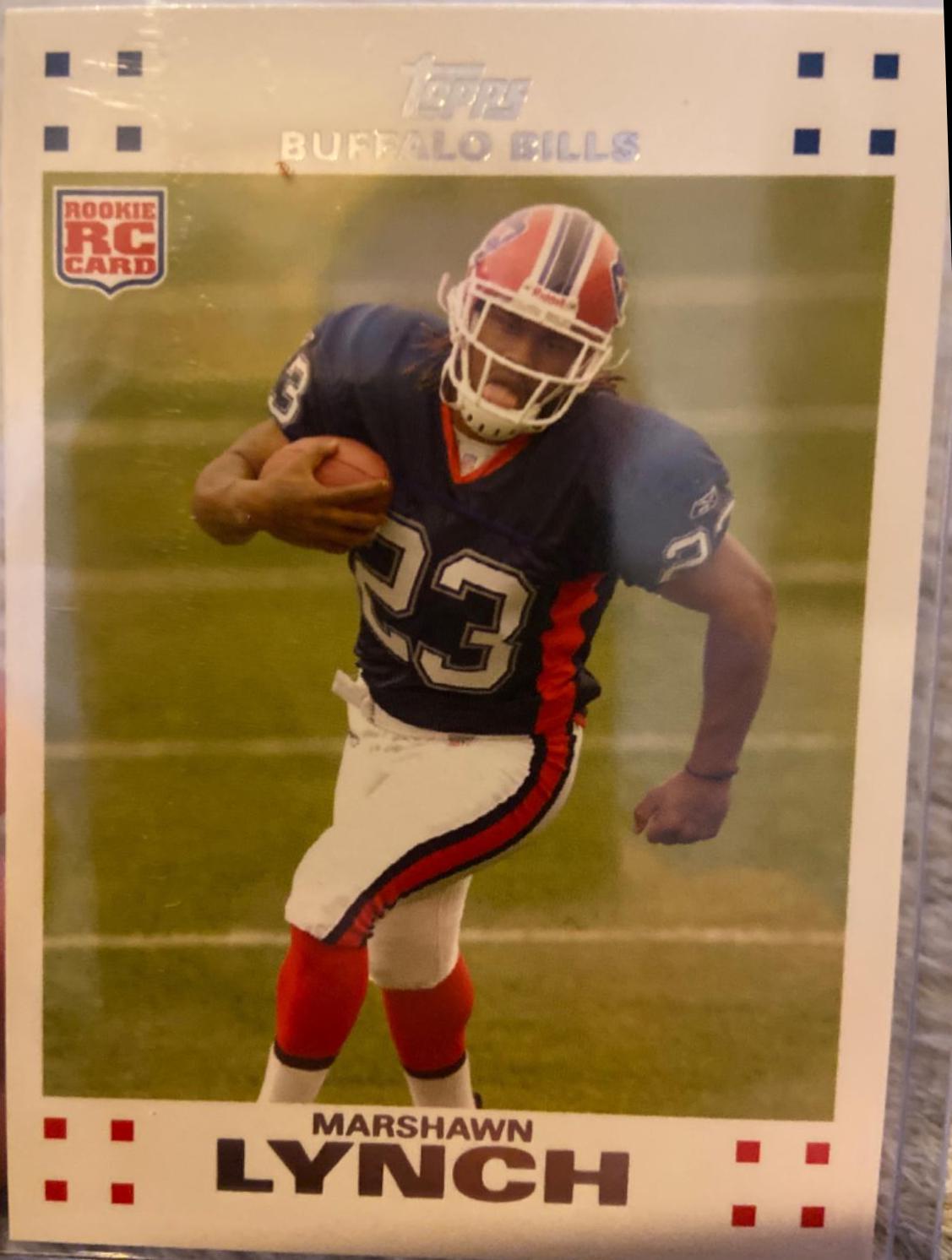 2007 Topps Exclusive Rookies Marshawn Lynch #5 card