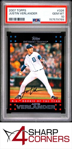 2007 Topps Justin Verlander #326 card
