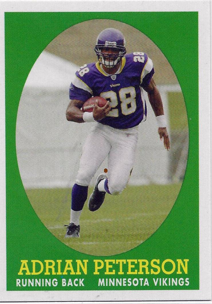 2007 Topps Turn Back the Clock Adrian Peterson #9 card