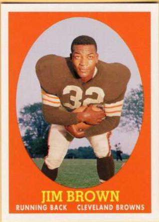 2007 Topps Turn Back the Clock Jim Brown #22 card