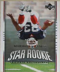 2007 Upper Deck Marshawn Lynch [Rookie Exclusives] #280 card