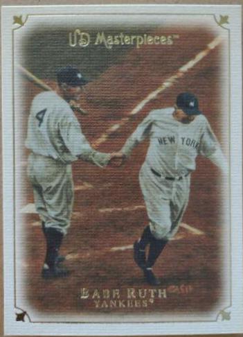 2007 Upper Deck Masterpieces Babe Ruth #1 card