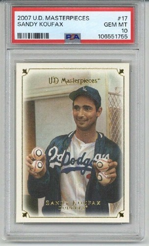 2007 Upper Deck Masterpieces Sandy Koufax #17 card