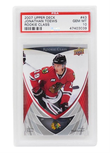 2007 Upper Deck Rookie Class Jonathan Toews #43 card